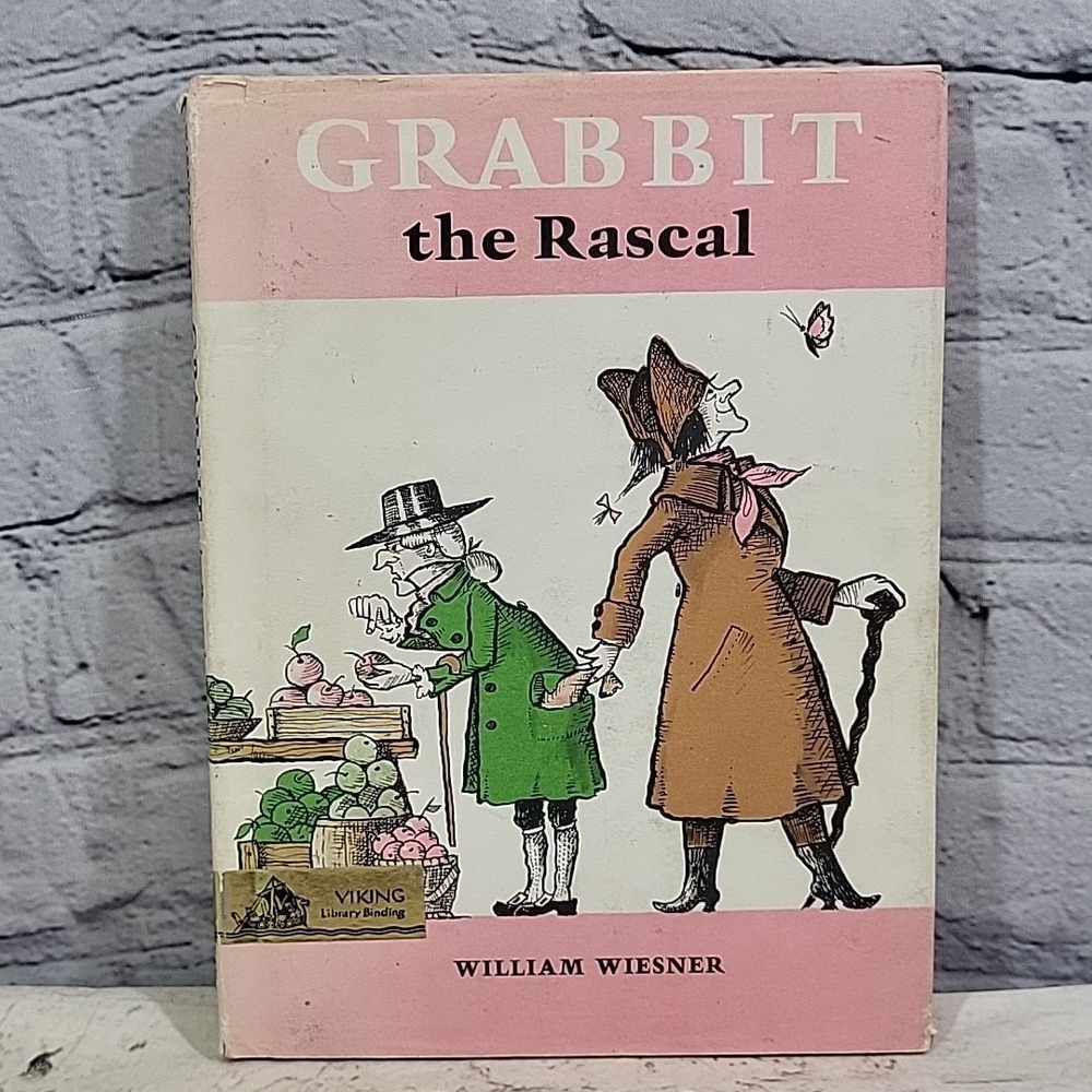 Grabbit the Rascal‎ written and illus by William Wiesner 1969 HC 1st DJ